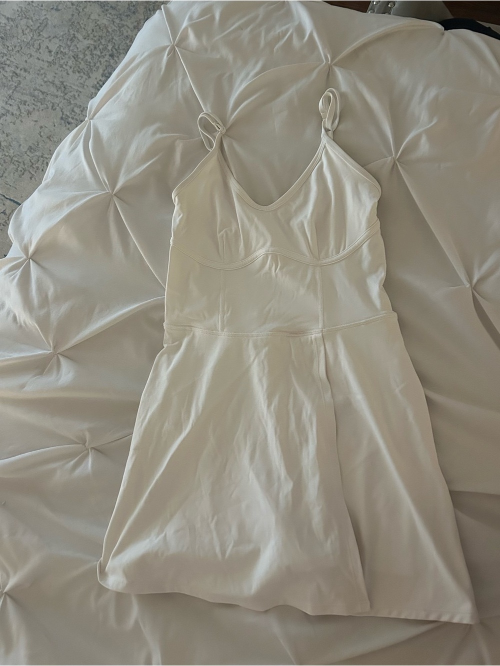 White tennis dress